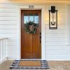 4-Light Black Outdoor Wall Light