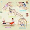 Climbing Triangle Ladder Toy Indoor Jungle Gym with Reversible Ramp