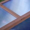 Outsunny Portable Wooden Garden Green House Cold Frame, Indoor Outdoor Terrarium Planter Box, 39" x 26" x 16"