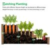 Wood Horticulture Raised Garden Bed, Brown