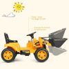 6V Battery Powered Kids Ride On Excavator