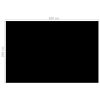 Pool Cover Black 118.1"x78.7" PE