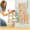 Climbing Triangle Ladder Toy Indoor Jungle Gym with Reversible Ramp