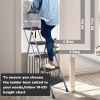 Folding 4 Step Project Ladder;  4-Step Portable Step Stool with Tray Anti-Slip Pedal and Handrails for Home;  330 lbs Capacity