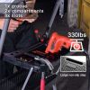 Folding 4 Step Project Ladder;  4-Step Portable Step Stool with Tray Anti-Slip Pedal and Handrails for Home;  330 lbs Capacity