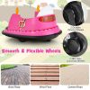 12V Electric Kids Ride On Bumper Car with Flashing Lights for Toddlers