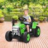 12V Ride on Tractor with 3-Gear-Shift Ground Loader for Kids 3+ Years Old