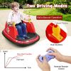 12V Electric Kids Ride On Bumper Car with Flashing Lights for Toddlers