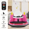 12V Electric Kids Ride On Bumper Car with Flashing Lights for Toddlers