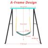 Swing Sets for Backyard, Heavy Duty A-Frame Swing, Swing Sets for Yoga Hammock Saucer Baby Porch Swing, Swing Sets for Backyard