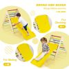 3-in-1 Wooden Climbing Triangle Set Triangle Climber with Ramp
