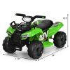 6V Kids ATV Quad Electric Ride On Car with LED Light and MP3