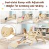 7-in-1 Toddler Climbing Toy Connected Table and Chair Set for Boys and Girls Aged 3-14 Years Old