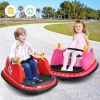 12V Electric Kids Ride On Bumper Car with Flashing Lights for Toddlers
