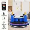 12V Electric Kids Ride On Bumper Car with Flashing Lights for Toddlers