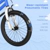 18 Inch Kids Bike with Kickstand and Coaster Brake for 4-8 Years Old