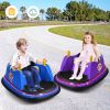 12V Electric Kids Ride On Bumper Car with Flashing Lights for Toddlers
