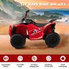 12V Kids Ride On ATV with High/Low Speed and Comfortable Seat