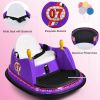 12V Electric Kids Ride On Bumper Car with Flashing Lights for Toddlers