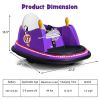 12V Electric Kids Ride On Bumper Car with Flashing Lights for Toddlers