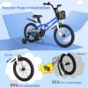 18 Inch Kids Bike with Kickstand and Coaster Brake for 4-8 Years Old