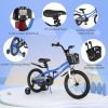 18 Inch Kids Bike with Kickstand and Coaster Brake for 4-8 Years Old