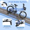 18 Inch Kids Bike with Kickstand and Coaster Brake for 4-8 Years Old